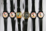 Various Disney Lorus Mickey Watches, V515-8000, V515-8A00, and V515-5A70