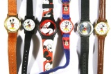 Various Disney Lorus Mickey Watches, V481-1720, V501-6N70, Y121-X080, V811-0070, etc. 6 Units