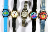 Various Disney Lorus Mickey Watches, V501-0130, V511-8030, V501-0130, etc. 5 Units