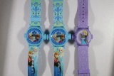 Various Disney Frozen Watches 3 Units