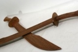 Set of Wooden Swords Practice Swords 33