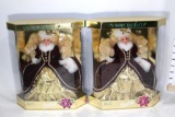 Mattel Happy Holidays Barbie Christmas 1996. 2 units