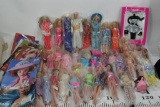 Box Of Barbie Collections, Dolls, Magazines, Accessories, parts etc.