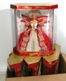 Happy Holidays Barbie Doll Collections - Special Edition 10th Aniversary Hallmark . 4 units