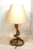 Handcrafted Standing Rope Lamp Shade Approx 18x26x15