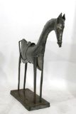 Decorative Handcrafted Metal horse. 15x15x4