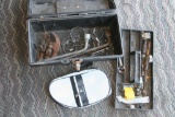 Tuff Box Toolbox with Hammer and Various Clamps 14x7x7