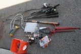 Various Fishing Equipment- Fishing Rods ( some broken) , Fishing Reels,Tackle- Zebco,Sports Fisher