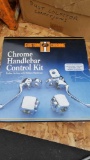 Chrome handlebars control kit 9/16IN 1996-AND UP HARLEY DAVIDSON
