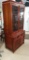 Cherry Chinese Chippendale China Cabinet 75in H x 36in W x 20 in D