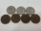 7 Mexico Coins - Cincuenta Centavos 1956, 1957 - Cinco Pesos 1976, 1978