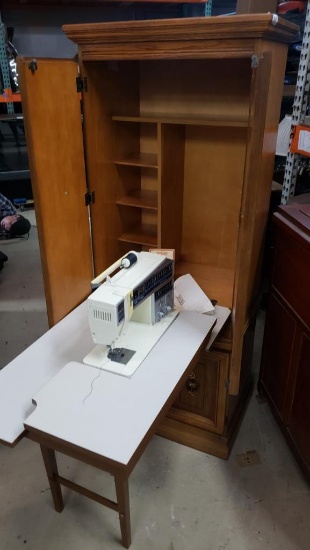 Singer Foldable 6ft Sewing cabinet Singer 6267