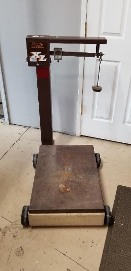 Freight Hardware Scale 1000 lb limit L 36in W 24in H 43in Scale XL
