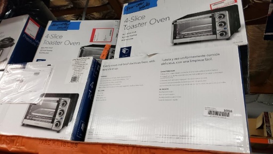 Insignia 4-Slice Toaster Oven Stainless Steel New other works 9 units