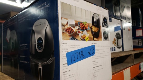 Airfryers works and tested 3 units Insignia - 5.5L Digital Air Fryer - Black