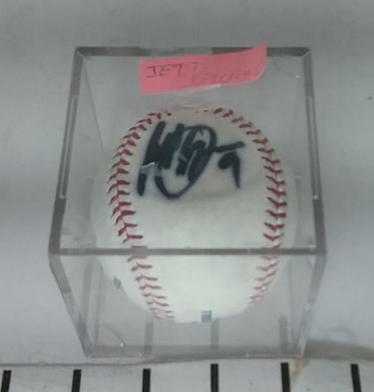 Signed Baseball by Jedd Gyorkc St. Louis Cardnials