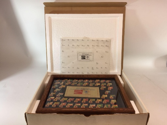 XXIIIrd Olympiad Los Angeles 1984 Official Olympic International Flag Pin Series in original box