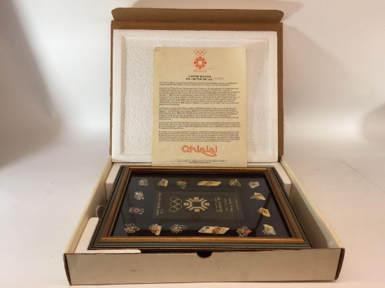 Sarajevo 1984 XIV Olympic Winter Games Limited Edition Collector Set No. 001990 Pin Set