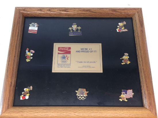 1984 Olympics Limited Edition Coca-Cola A Collectors Series Pin Set