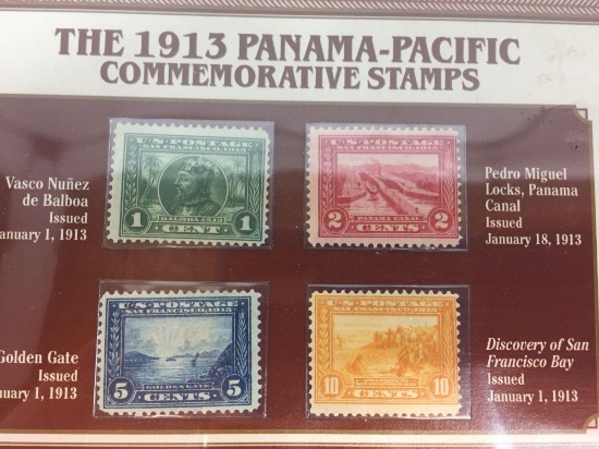 The 1913 Panama-Pacific Commemorative Stamps