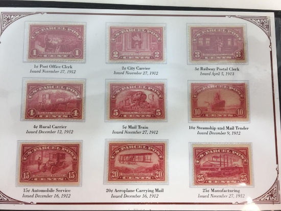 The First U.S. Parcels Post Stamps