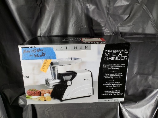 Elite Pro Meat Grinder - Store Return