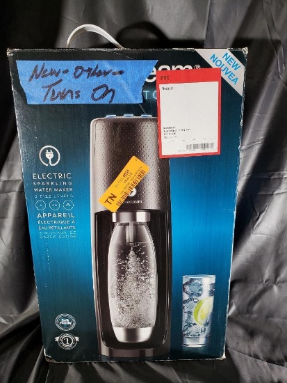 SodaStream - Fizzi One Touch Sparkling Water Maker Kit - Store Return