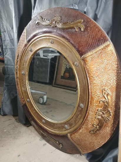Round decorative mirror-Treasure Collections