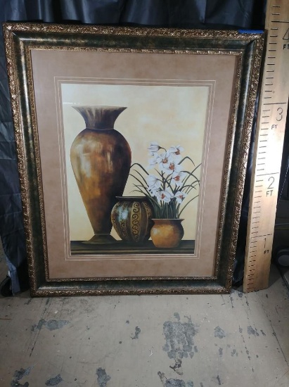 Framed art work- still life 4'x3' Bassett Fine Art - Division of Basett Mirror Co., Inc.