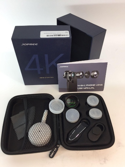4K Jopree 4-in-1 Phone Lens in original packaging