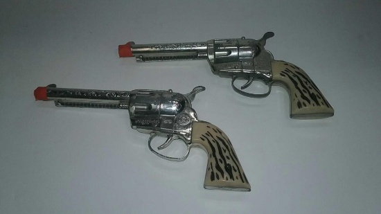 Pair of Mattel Fanner '50' Toy Pistols 1960's