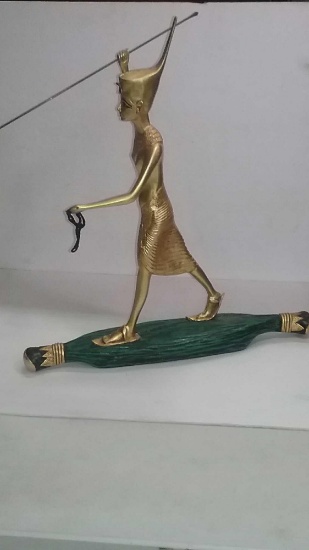 Egyptian Fisherman on the Nile Statue