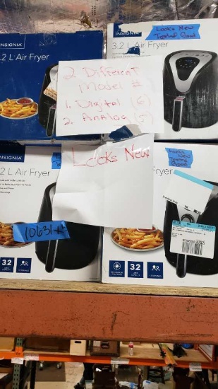 3.2 l analog air fryer insignia 5 units