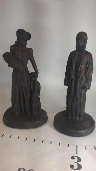 Pr. Bronze Statues "SARA" Backbone of the West and "Indian Maiden" by J. Largo