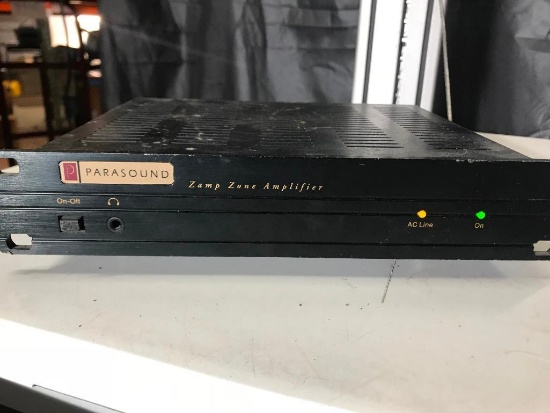 PARASOUND- Zamp Zone Amplifier- powers on