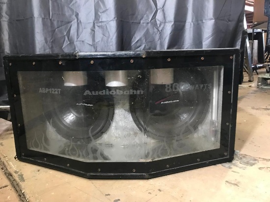 Audiobahn 800watts subwoofer- with lights