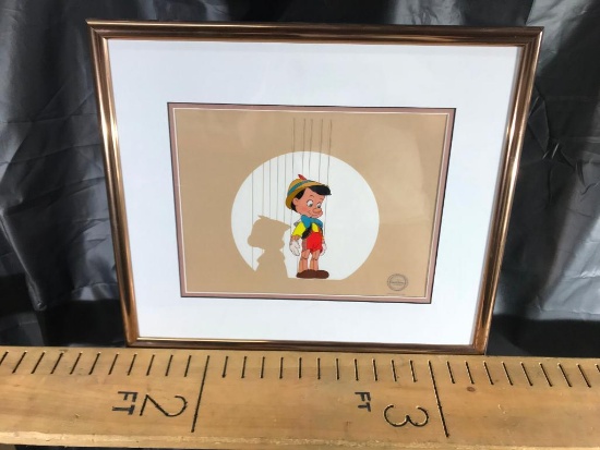 Walt Disney - Pinnochio Framed Certified SeriCel Limited Edition of 2500