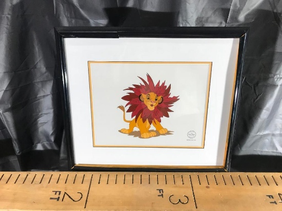 Walt Disney - Lion King The Mane Event Framed Certified SeriCel Limited Edition of 5000 w/ CoA