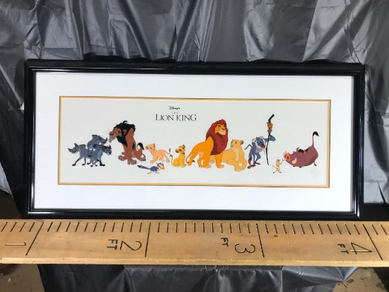 Disney's Art Editions, Inc. Sericel of 5000 framed art work- The Lion King