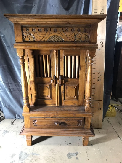 Small Cabinet From Bali Tiki Wood?