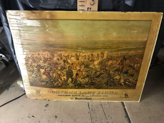 Budweiser Custers Last Fight Print