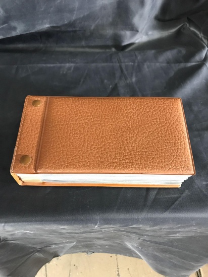 Leather Book Letters and Stamps 1903-1941