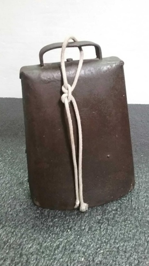 Vintage Cow Bell with Riveted Sides