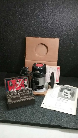 Craftsman Heavy Duty Power Router double insulated Model No. 315.17480