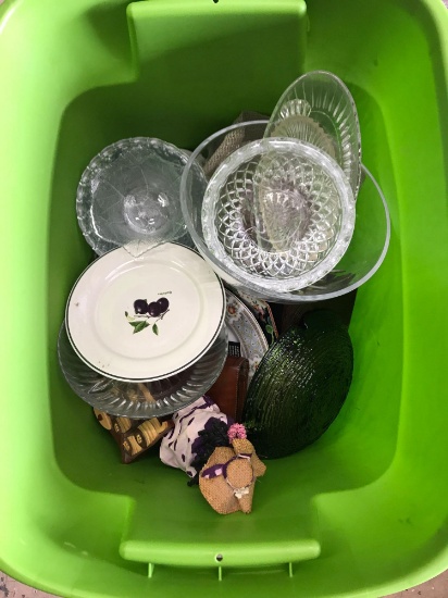 Bin Full Of Glassware