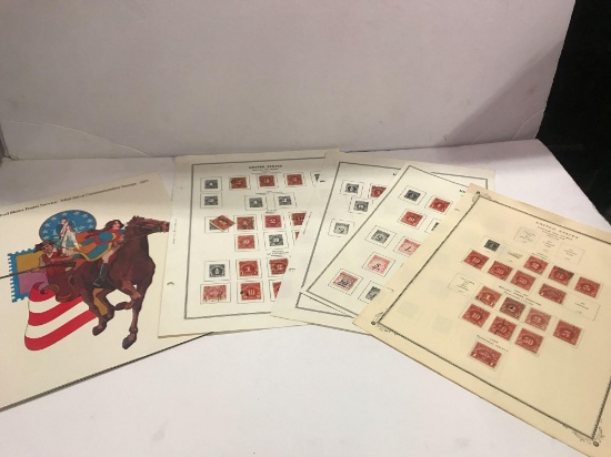 Collection of Stamps 1914-1956 Book of Stamps