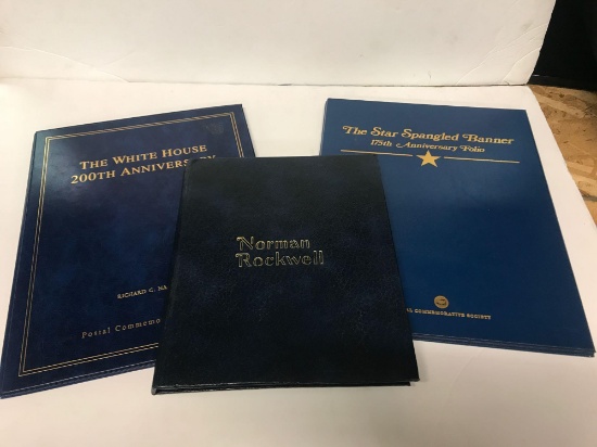 200th Anniversary White House Stamp Star Spangled Banner Stamp Rockwell Stamps 3 Units