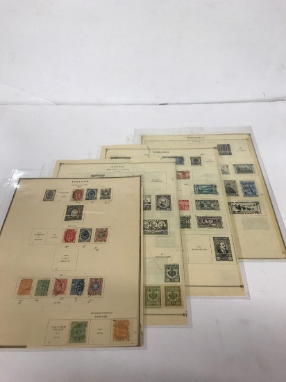 Foreign Stamps 1895-1938 4 Units