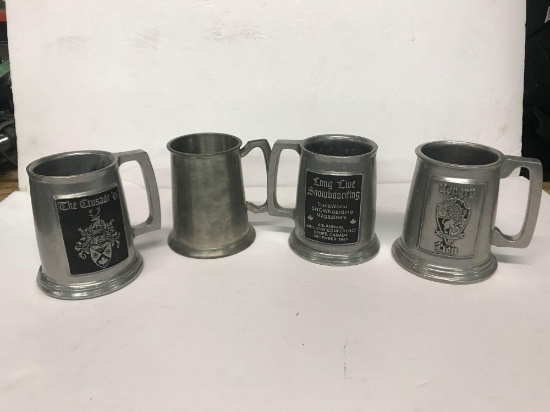 Metal Coffee Mugs 4 Units The crusade '05