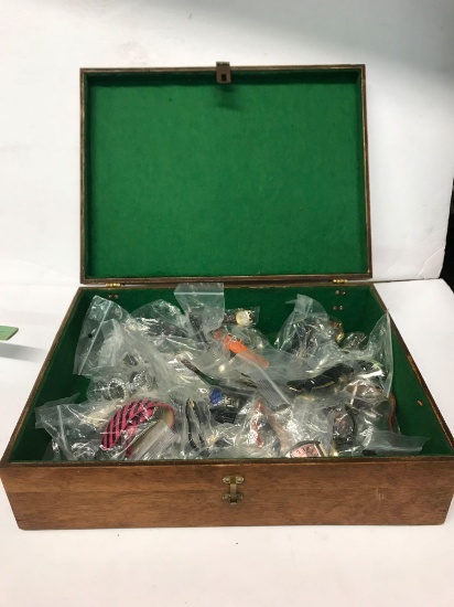 Wood Box Full of Watches